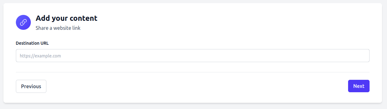 Add your content Screenshot